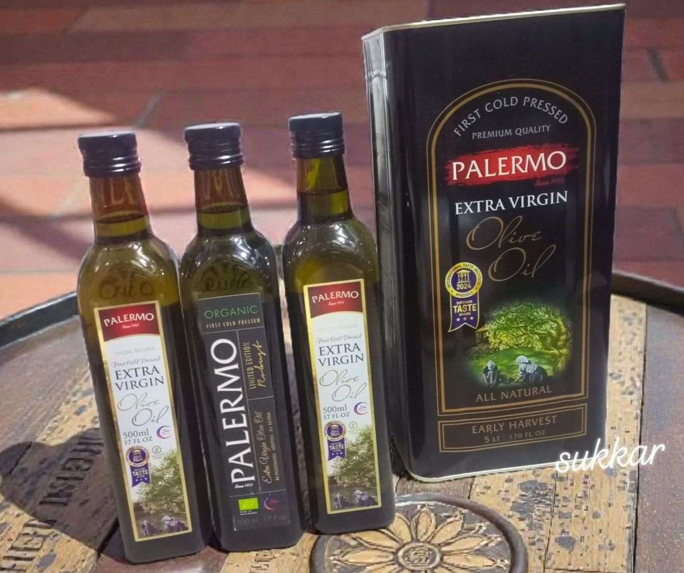 palermo-olive-oil-jars তুর্কী এক্সট্রা ভার্জিন অলিভ অয়েল - Image 1