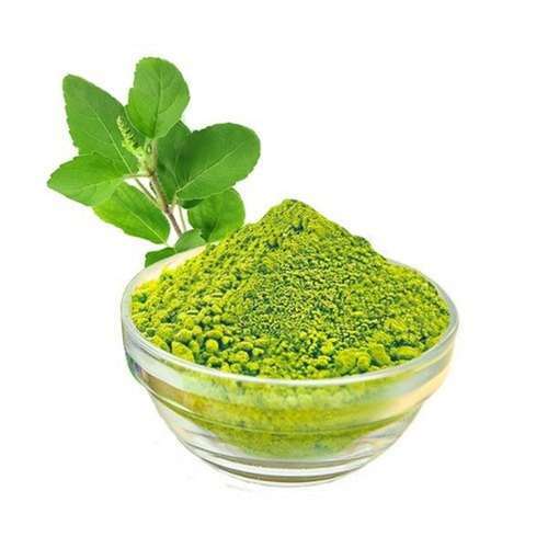 dried-green-holy-basil-tulsi-powder-006.jpg তুলসি পাতার গুড়া - ১০০গ্রাম - Image 1